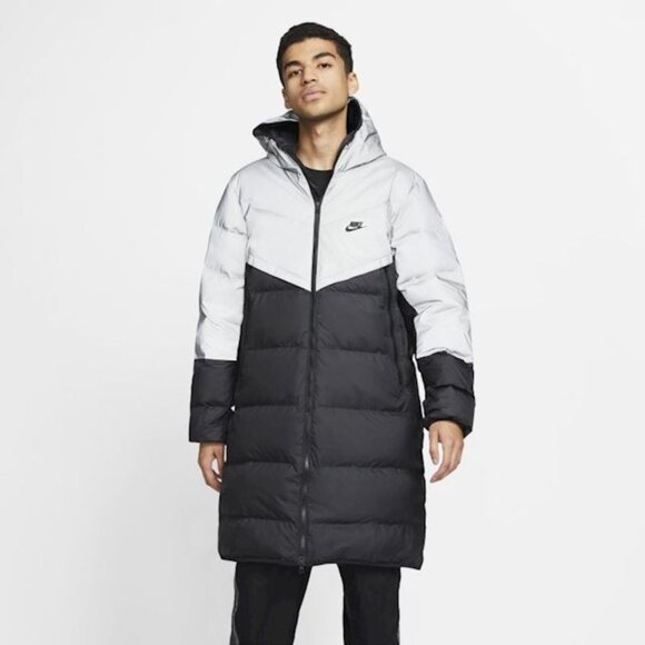 Nike Down Fill Windrunner Shield 3M Reflective Parka Jacket - Picture 1 of 4